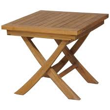 Chicteak Folding Solid Wood Side Table Reviews Wayfair Side Table Decor Teak Outdoor Side Table Wood