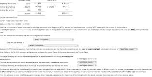 Solved Process Costing Using The Fifo Method A Process Co