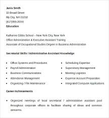 Free 9 Sample Office Assistant Resume Templates In Pdf Ms Word