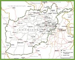 The city developed along the banks of river kabul to become the most influential and modern city in the country. Political Map Of Afghanistan With Provinces