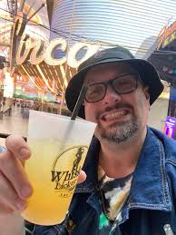 Downtown bar with whiskey and historic facade