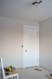 Start by nailing the board to the sawhorses with finish nails to hold it in place. 19 Homemade Interior Door Plans You Can Diy Easily