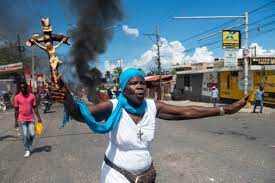 At a news conference thursday, charles, the police chief, asked people to stay calm, go home and let police do their. In Pictures Rubber Bullets Tear Gas At Haiti Protests Latin America News Al Jazeera