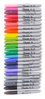 Sharpie ink is exceptionally permanent on most surfaces, including paper, plastic, metal. 45 Count Ultimate Collection Sharpie Permanent Markers Jenny S Crayon Collection