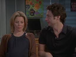 Elizabeth Banks And Zach Braff In Scrubs 2001 Elizabeth Banks Casual Cardigans Elizabeth