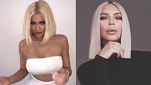 Kim kardashian's hairstyles are on a constant roller coaster ride of style. Kylie Jenner Kim Kardashian S Blonde Hair See Look Alike Pics Hollywood Life