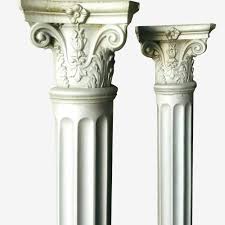 Maybe you would like to learn more about one of these? Pair Of Half Corinthian Columns In Patinated Cement 20th Century Bibelot And Co