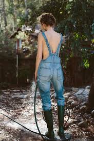 The Girl With The Curl Anziehsachen Modestil Jeans Latzhose