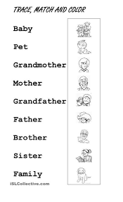 8 Family Members Worksheet For Kindergarten Family Worksheet Word Family Worksheets English Worksheets For Kids