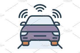 autonomous car icon car icons car icon
