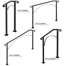 About 0% of these are balustrades & handrails. Iron Handrail Arch Fits 1 2 3 4 Steps Matte Black Rustproof Office Concrete Step Ebay
