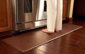 Tip Adding Floor Mats In Front Of The Sink Dishwasher Or Any Other Workstations In The Kit Kitchen Mats Floor Types Of Kitchen Flooring Clean Hardwood Floors