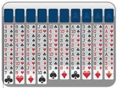 Move all the cards to the four foundations from ace to king. 247 Freecell 3 Freecells
