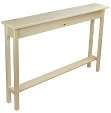 Amazon Com 46 Unfinished Narrow Console Sofa Table With Bottom Shelf Handmade 10 best long thin tables of january 2021.