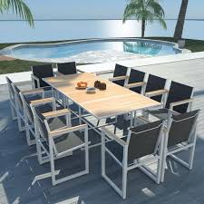 Vous avez intention d'organiser une grande fête, choisissez une de nos plus grandes tables de jardin, pouvant accueillir 8 personnes ou plus ! Table De Jardin Aluminium 12 Personnes Achat Vente Pas Cher