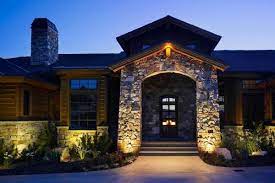 Downlighting Vs Uplighting Park City Utah Landscape Lighting Design Modern Outdoor Lighting Modern Landscape Lighting