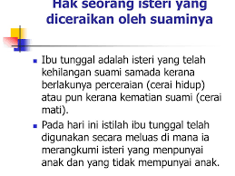 Perceraian secara ta'liq berlaku apabila suami melanggar ta'liq yang dibuat olehnya semasa upacara akad contoh lafaz ta'liq selepas akad nikah: Hak Hak Wanita Islam Semasa Dan Selepas Perkahwinan Ppt Download