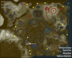 They are scattered sporadically throughout hyrule. Botw Lynel Locations Map Botw Silver Lynel Locations