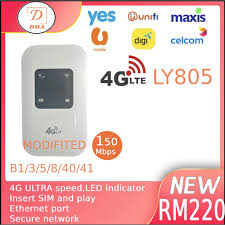 Home pocket wifi pocket wifi booking. Real Stock 4g Lte 150mbps Mobile Wifi Pocket Wifi Ly805 Modifited Unlimited Hospost 4g Lte Broadband Shopee Malaysia