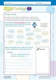 Download Your Free Oxford Primary Dictionary Super Challenge Worksheet Can You Make Up Five Funny Phrases Using The Correct Plural Words Some Words Dictionary
