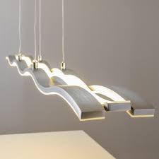 Led Pendelleuchte Design Hangeleuchte Esszimmer Pendellampe Wohn Zimmer 42 Watt Dining Room Lighting Lamp Decor Wood Lamps
