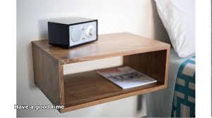 Wall Mounted Bedside Tables To Not Conflict With Bed Drawers Floating Bedside Table Wall Mounted Bedside Table Bedside Table Design