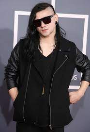 Skrillex Picture 1 54th Annual Grammy Awards Arrivals Skrillex Skrillex Haircut Badass Haircut