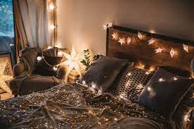 While string lights are commonly used for events and holidays, we like using them. Bedroom Fairy Lights Inspiration Fairy Lights For The Bedroom