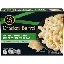 This classic recipe is creamy, cheesy, and baked to get that crispy cheese coating on the top. Cracker Barrel Sharp White Cheddar Macaroni Cheese Dinner 14oz Target