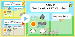 Weather And Seasons Interactive Chart Powerpoint