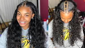 Braids always look great no matter the length of your hair but for this article, we are talking about short styles. Popping Feed In Braid Weave Combination Youtube