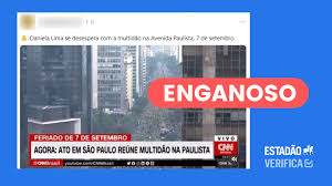 Vídeo do 7 de Setembro na Avenida Paulista em 2022 circula como se fosse  atual - Estadão