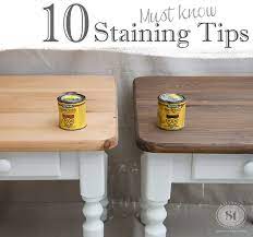 Avoid painting antique furniture as altering those pieces too significantly can damage their value. 10 Tips For Staining Wood Furniture Salvaged Inspirations