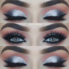 43 Glitzy Nye Makeup Ideas Page 4 Of 4 Stayglam Silver Glitter Eye Makeup Silver Eye Makeup Silver Makeup