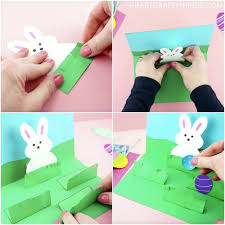 Pick another piece of cardstock to serve as the body of the card. How To Make A Pop Up Easter Card Easy Easter Craft For Kids I Heart Crafty Things