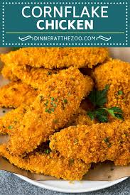 Chicken strips are very tasty food, but you can't eat it being a vegan. Cornflake Chicken Dinner At The Zoo