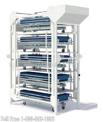 Stacking Hospital Bed Storage Lifts Motorized Overhead Vertical Bed Racks High Density Storage Shelving Compact Racks Space Saving File Cabinets