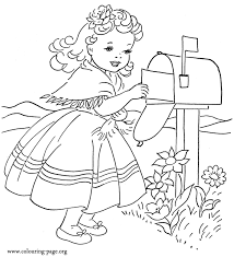 They can even share them with their friends. Coloring Pages Of Little Girls Coloring Home