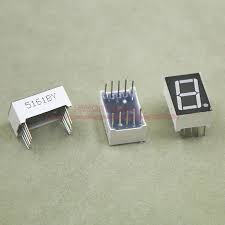 10pcs Lot 10 Pins 5611bg 0 56 Inch 1 Bit Digit 7 Segment Yellow Led Display Share Common Anode Digital Display Display 10 Things Led