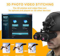 Amazon.com: SKIOVEMI Gafas de visión nocturna montadas en la ...