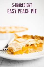 Easy Peach Pie With Canned Peaches Spoonful Of Kindness Recipe In 2020 Easy Peach Pie Canned Peaches Vegan Peach