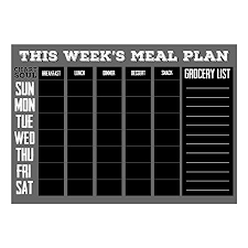 chart and soul magnetic meal planning calendar and grocery