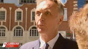 Former Aussie Olympic swimmer Neil Brooks and wife Linda arrive in Brisbane  court