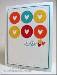 Check spelling or type a new query. Leanne Pugliese Weeinklings Paper Players 215 Cas Hello Six Sided Sampler Stampin Up Hello Cards Simple Cards Punch Cards