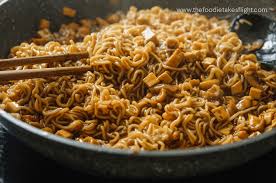 The curly noodles are so easy to gussy up.before you know it, they're an. Easy Saucy Ramen Noodles Vegan Recipe The Foodie Takes Flight