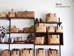 白樺バスケット bjork 北欧 白樺かご お花コースターのビヨルク news ビヨルク 白樺 バスケット