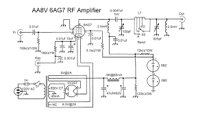 A circuit diagram (electrical diagram, elementary diagram, electronic schematic) is a graphical representation of an electrical circuit. The Aa8v 6ag7 Amplifier Schematic Diagrams And Circuit Descriptions