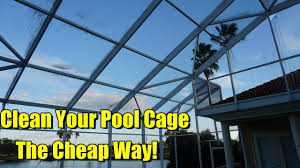 For materials and written post for the ultimate s. How To Clean A Pool Screen Enclosure Cage By Yourself Youtube