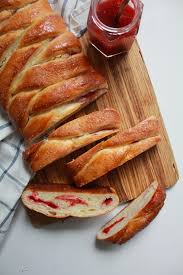 Add 250ml of the water and mix with the fingers of one hand. Braided Bread With Strawberry And Cream Cheese Filling Oh Sweet Day Blog
