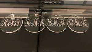 Laser Engraved Acrylic Monogram Keychains Using The Glowforge Pro Youtube Projects, news, anything that may be relevant to people interested in glowforge. laser engraved acrylic monogram keychains using the glowforge pro